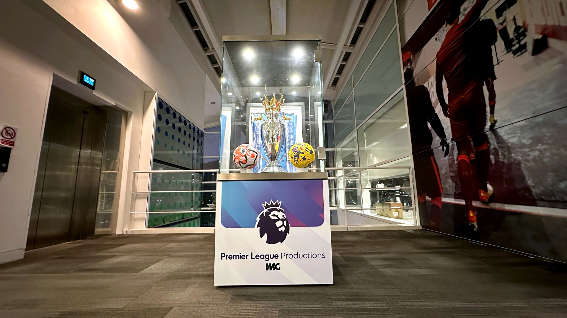 Premier League Productions Branding at IMG London HQ Premier League Productions Branding at IMG London HQ