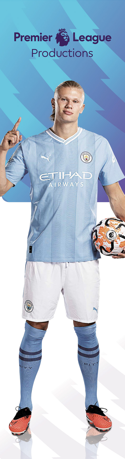 Premier League Productions Large Format Erling Haaland Banner Premier League Productions Large Format Erling Haaland Banner
