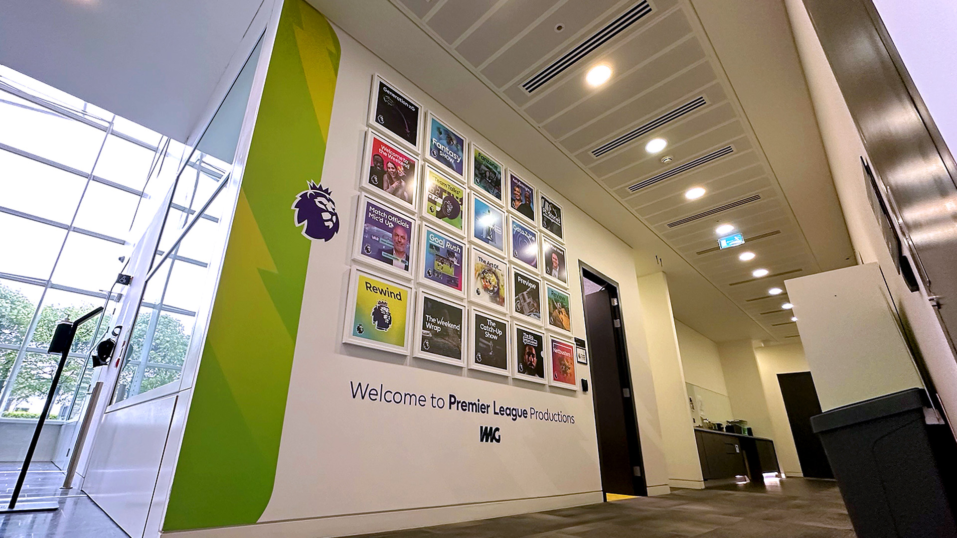 Premier League Productions Branding - IMG London HQ Premier League Productions Branding - IMG London HQ